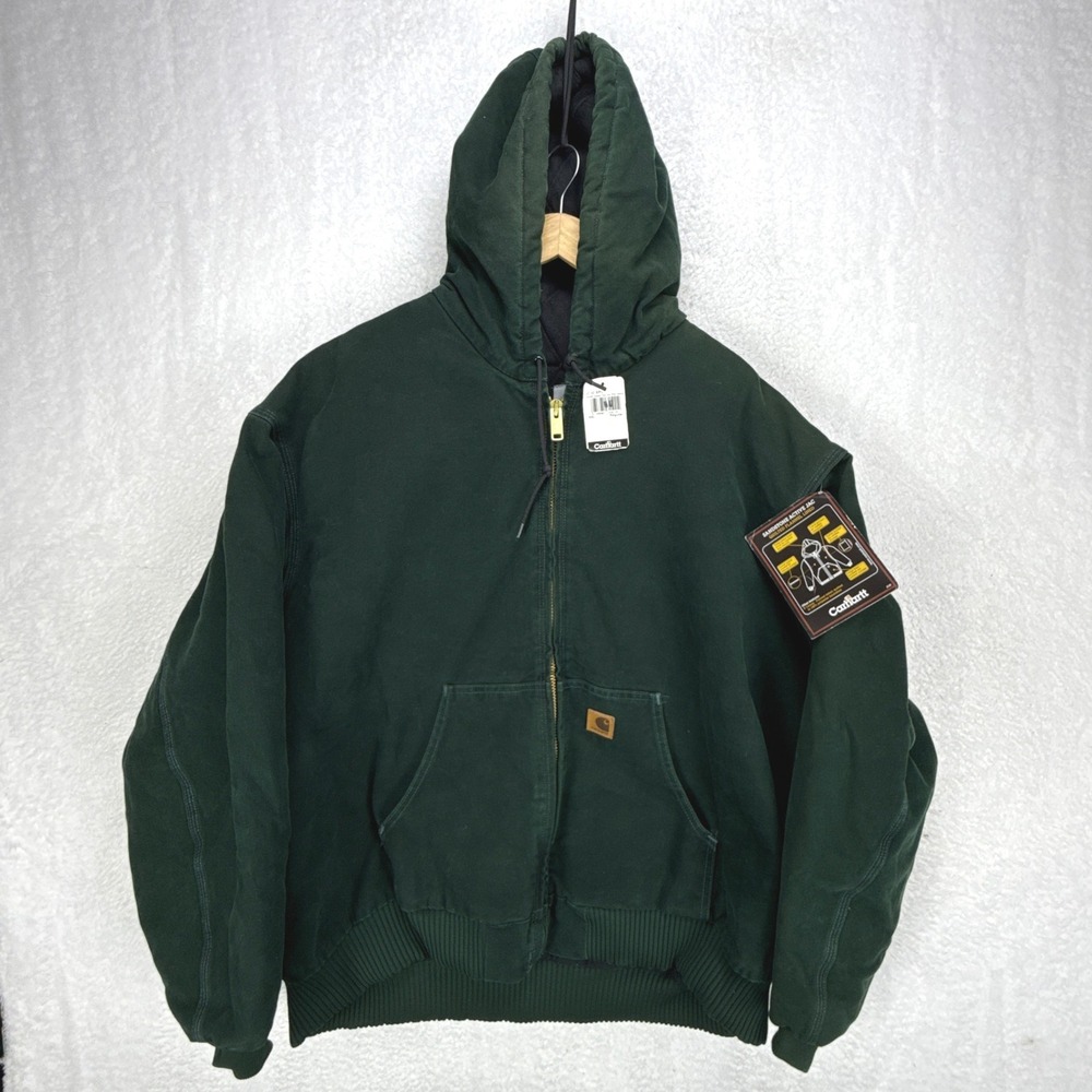 Carhartt Active Jacket Quilt Lined Mens 4XL J130 SPC Spruce Green NWT‎ NOS